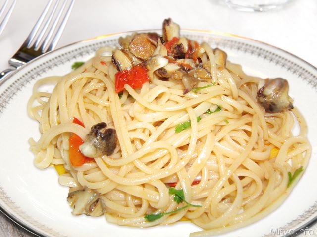 Linguine con i murici