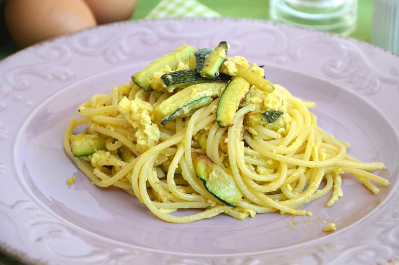 Carbonara con zucchine