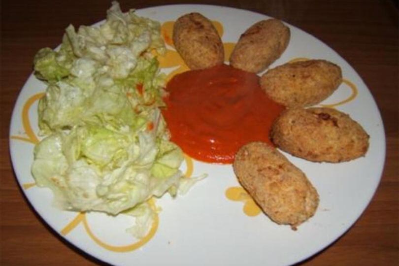 Pepite di pollo e ricotta