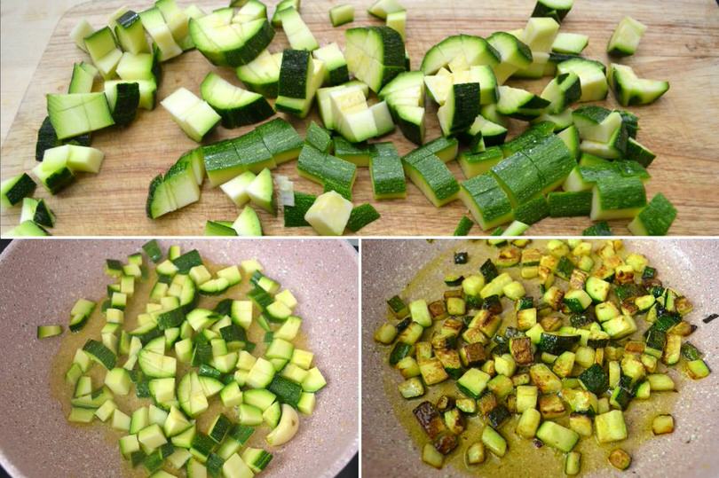 zucchine padella
