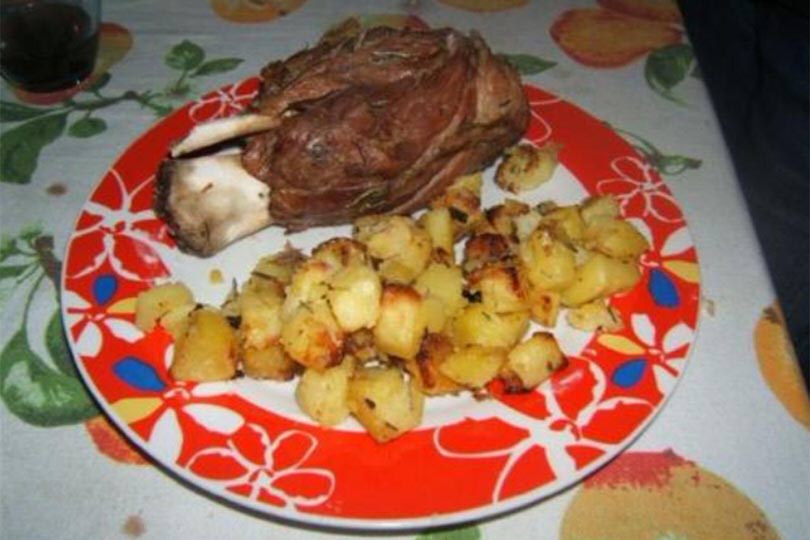Stinco di maiale al forno