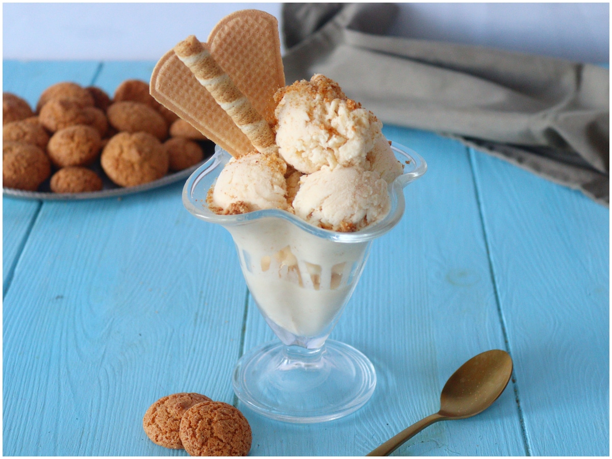 Gelato all'amaretto