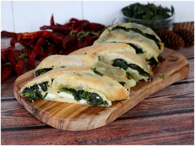Brioche rustica friarielli e mozzarella