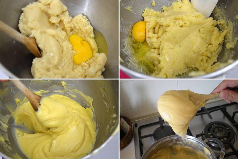 3 pasta choux