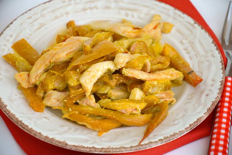 Pollo con i peperoni
