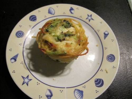 Timballini di pasta con i broccoli