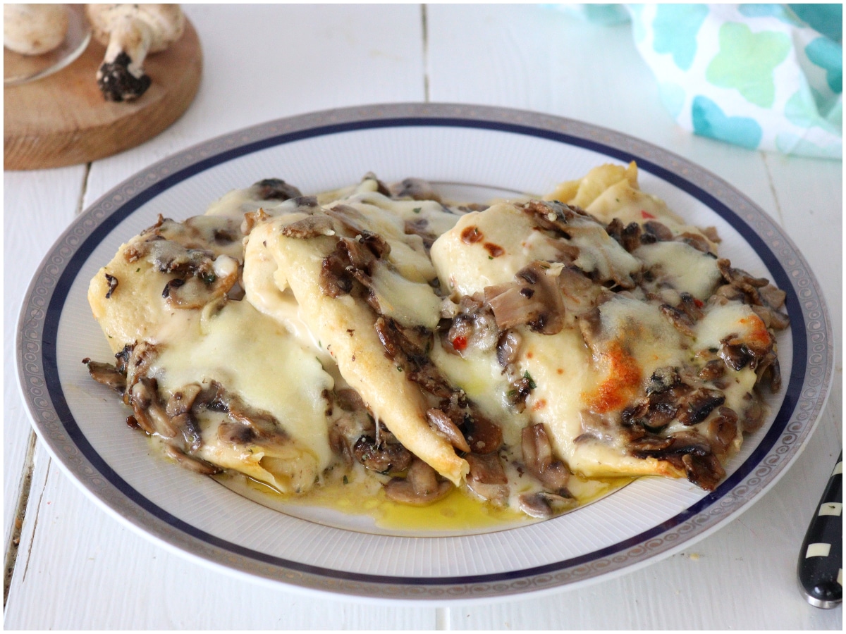 Crespelle ai funghi