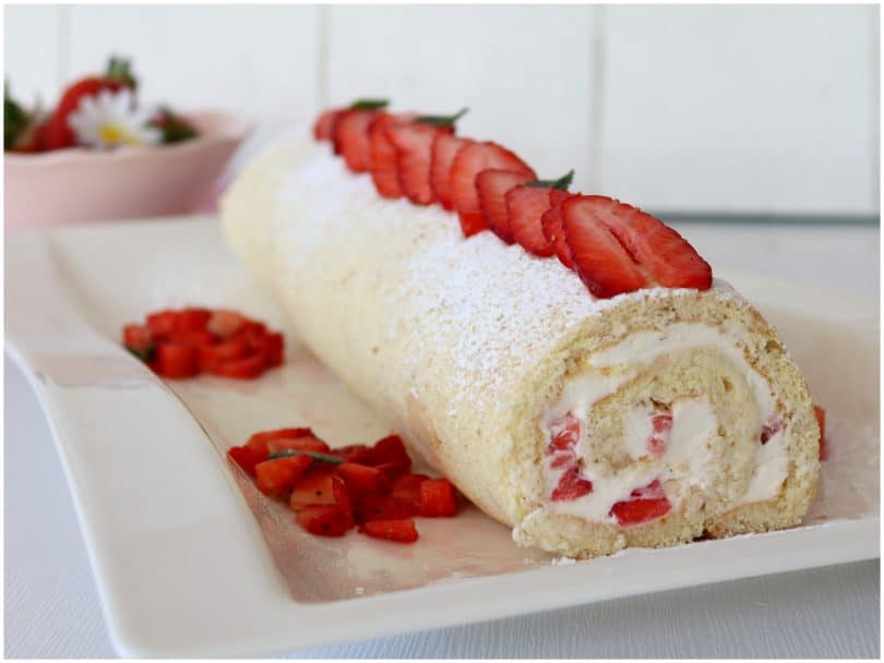 Rotolo alle fragole