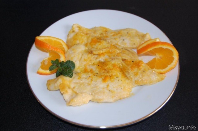 Petto di pollo all’arancia