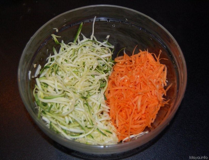 carote e zucchine alla julienne
