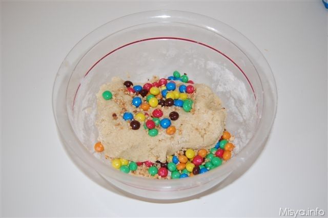 impasto m&m cookies