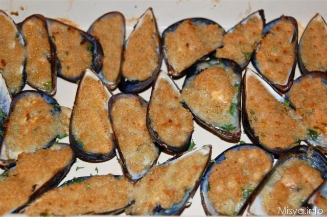 Cozze gratinate