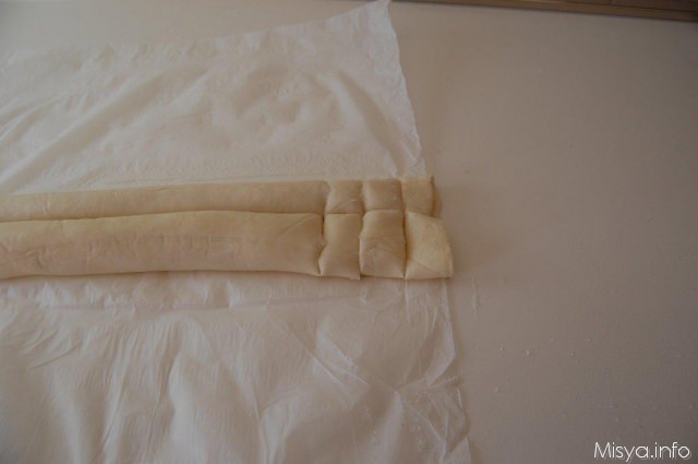 preparazione ventagli pasta sfoglia