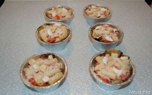 timballini pasta melanzane