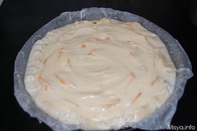 crostata alle pesche mascarpone