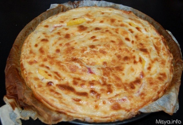 crostata alle pesche