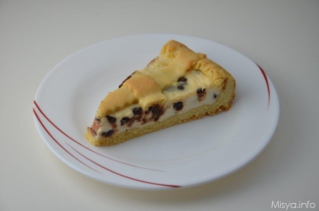 Fetta crostata ricotta cioccolato