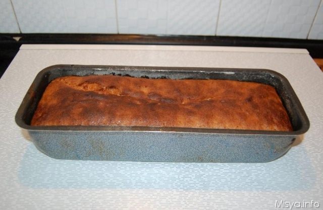 plumcake amaretti e cioccolato