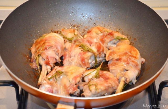 pollo rosmarino pancetta