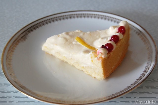 fetta crostata al limone