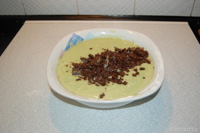 impasto muffin cioccolato menta