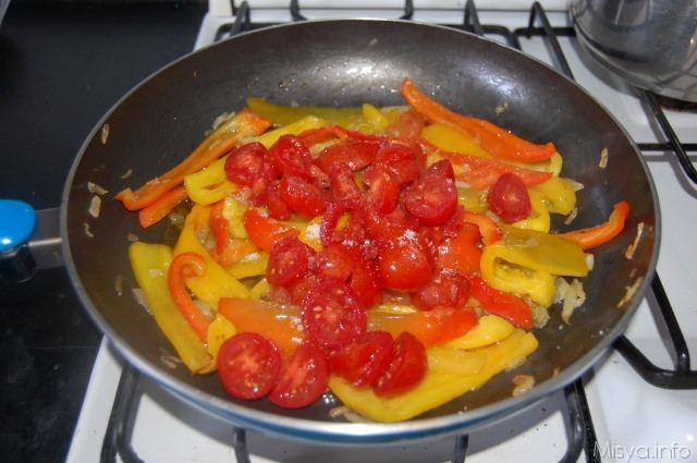pomodori e peperoni