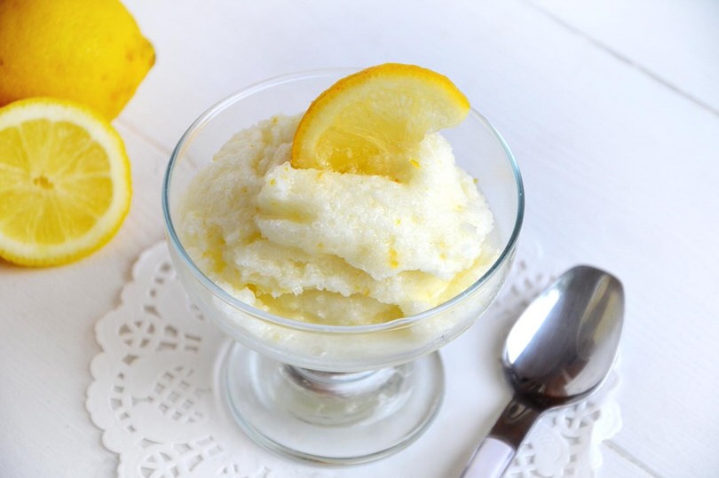 Sorbetto al limone bimby