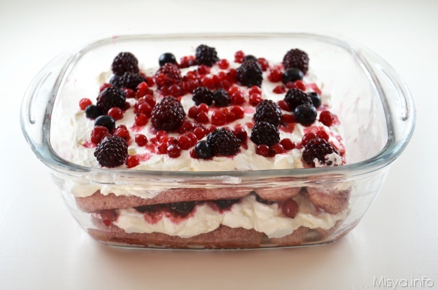 Tiramisu ai frutti di bosco