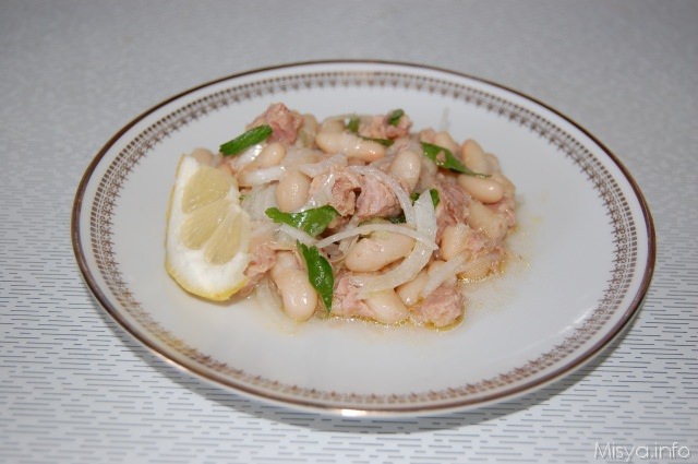 Insalata di fagioli e tonno