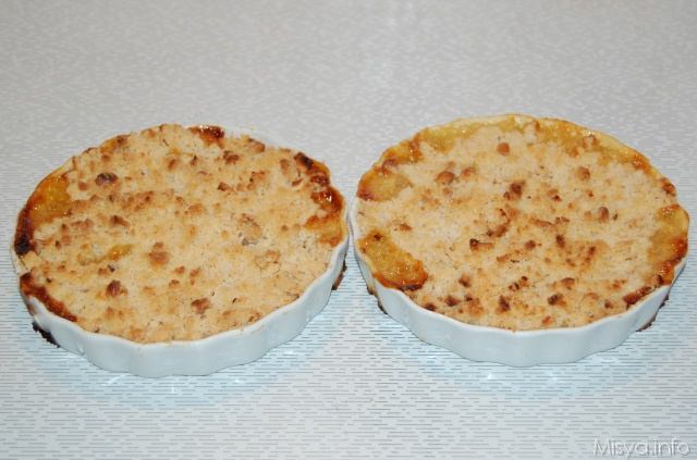 crumble alle pesche