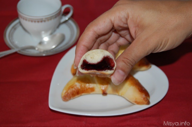 interno cornetto marmellata