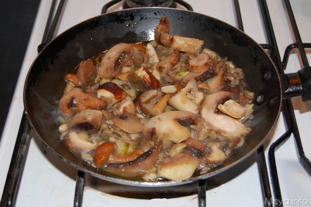 funghi in padella