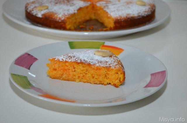 torta di carote mandorle