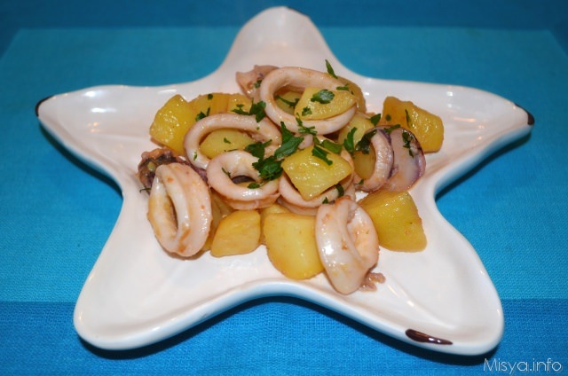 Calamari e patate