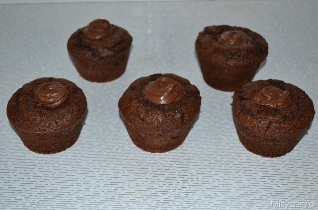 muffin ciocco fragola