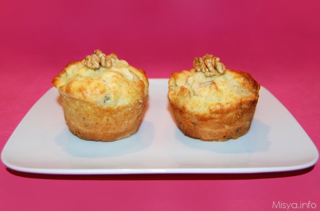 Muffin pere e gorgonzola