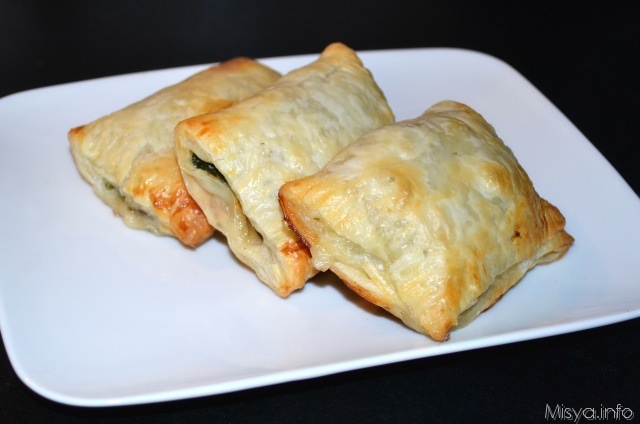 Fagottini di scarole e mozzarella