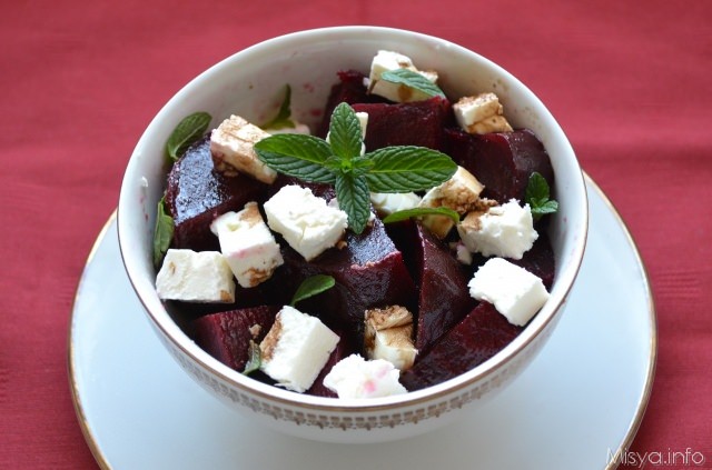 Insalata di barbabietole e feta