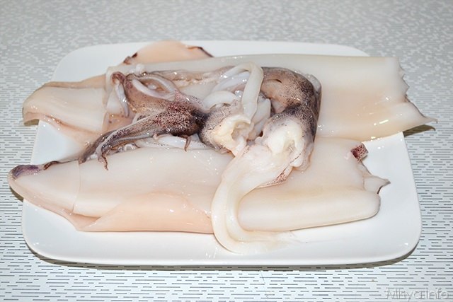 come pulire calamari