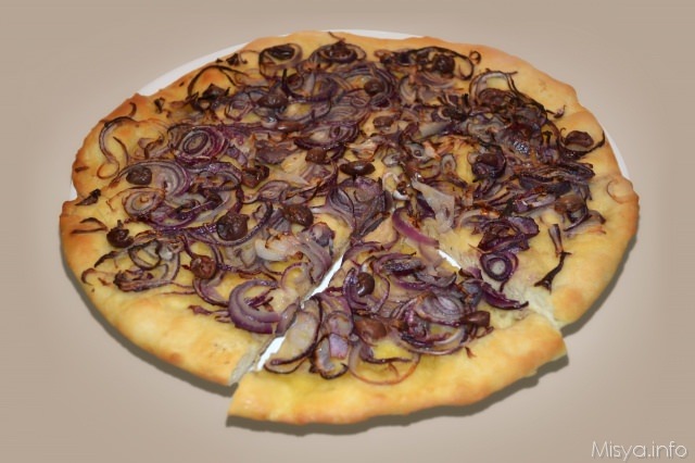 Focaccia con le cipolle