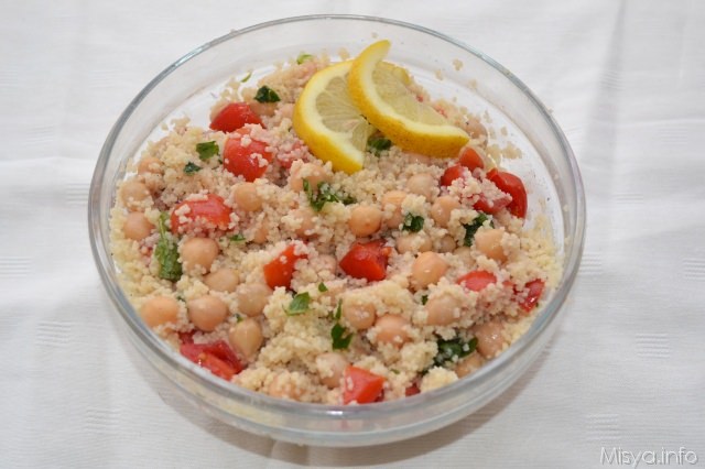 Insalata di cous cous e ceci