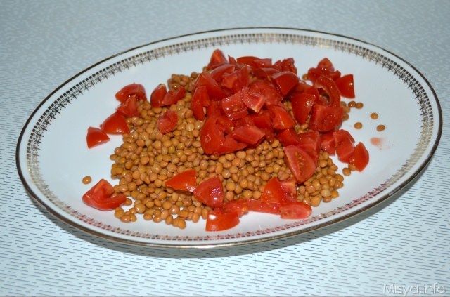 lenticchie e pomodorini