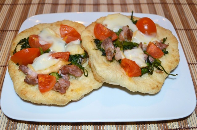 Pizzette salsiccia e friarielli