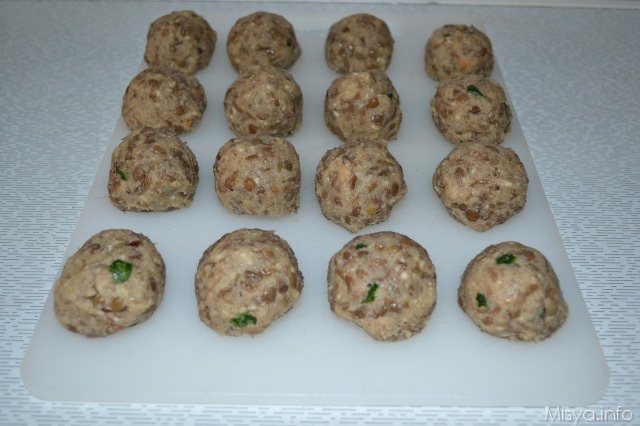 polpette lenticchie patate