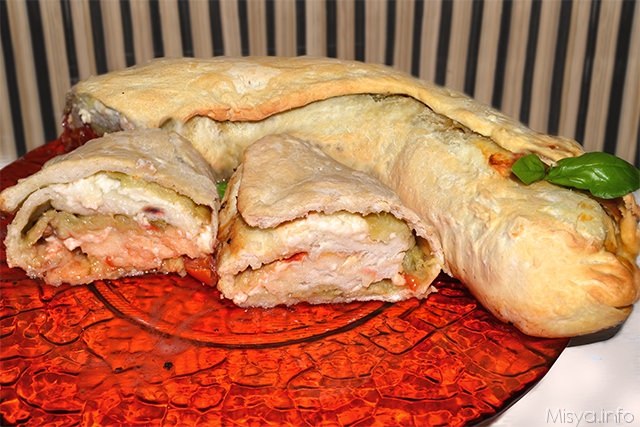 Rotolo alla parmigiana di melanzane