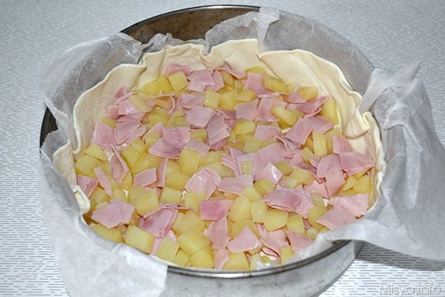 farcire con le patate ed il prosciutto