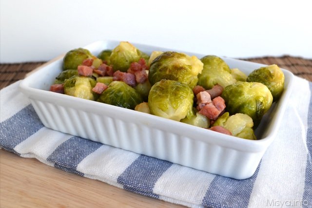 Cavolini di bruxelles con pancetta