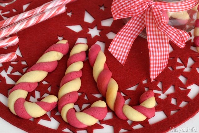 biscotti a bastoncino di natale