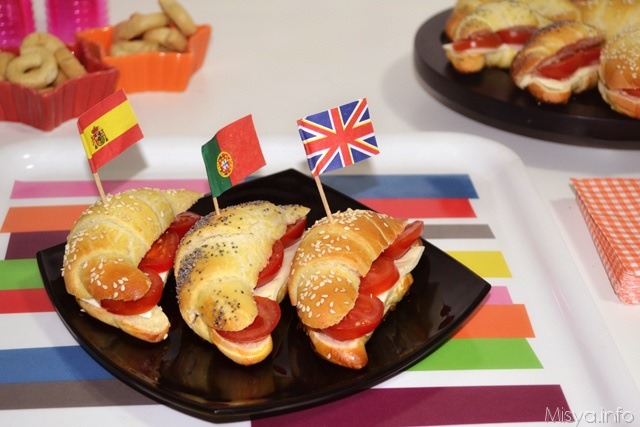 Cornetti salati di pasta brioche