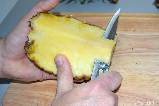 4 ananas al forno